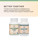 Double Wood Supplements Citrus Bergamot 1000mg capsules close-up