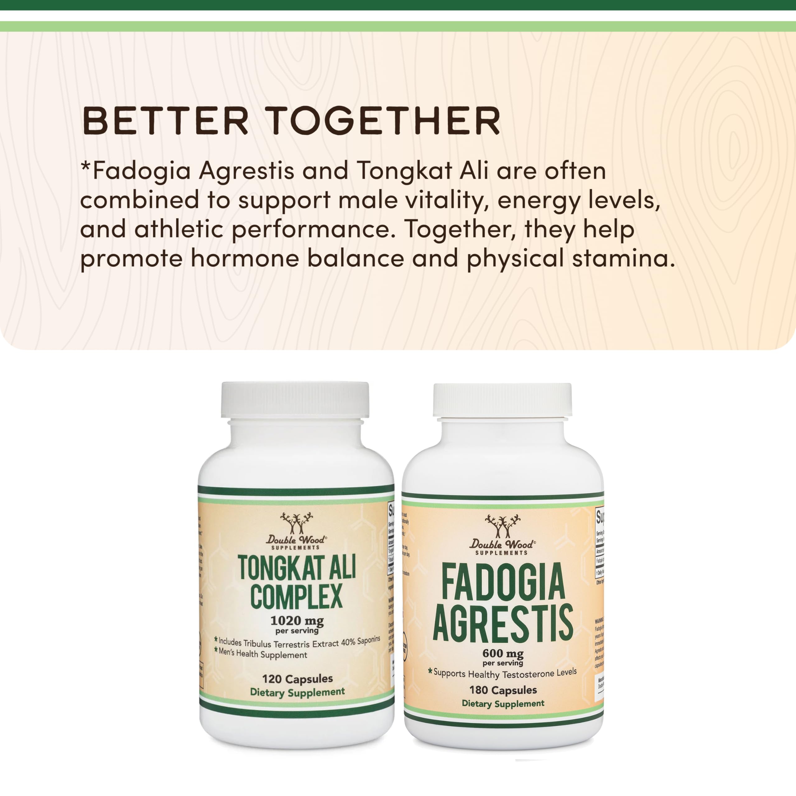Double Wood Supplements Fadogia Agrestis ingredients list