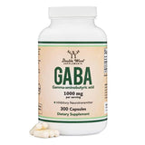 Double Wood Supplements GABA 1,000mg 300 capsules front view