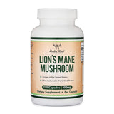Double Wood Supplements Lion’s Mane Mushroom 1000mg front view
