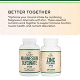 Double Wood Supplements Magnesium Glycinate 400mg - 180 Capsules