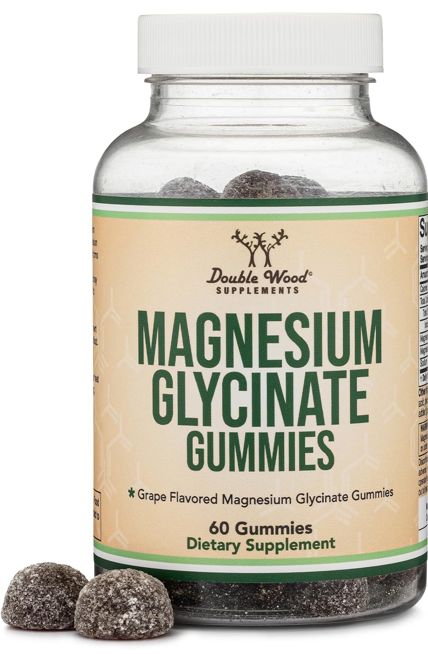 Double Wood Supplements Magnesium Glycinate Gummies front view