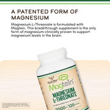 Double Wood Supplements Magnesium L-Threonate 2000mg capsules with ingredients list