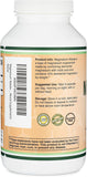 Double Wood Supplements Magnesium Malate 1500mg bottle side view