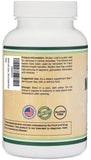 Double Wood Supplements Mullein Leaf Extract Capsules 1000mg back label