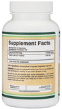 Double Wood Supplements Mullein Leaf Extract Capsules 1000mg opened bottle