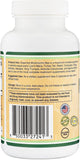 Double Wood Supplements Mushroom Complex bottle with cap open