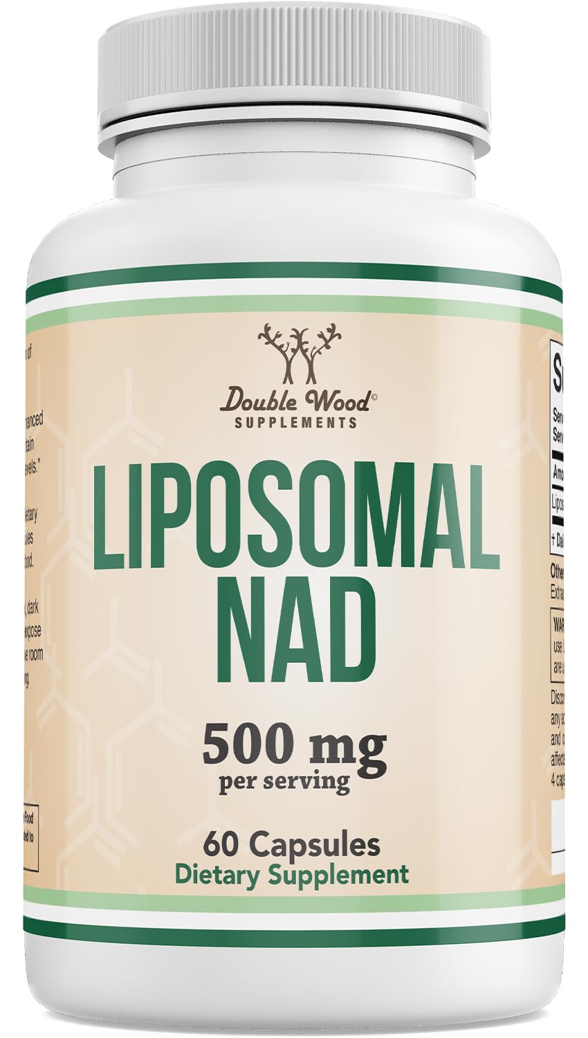 Double Wood Supplements NAD+ 60 Capsules front view