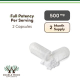 Double Wood Supplements NAD+ 60 Capsules with measuring spoon
