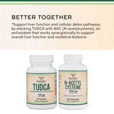 Double Wood Supplements TUDCA Liver Extract 500mg Capsules close-up