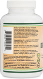 Double Wood Supplements VitaZyme daily Enzyme Blend back view with ingredients