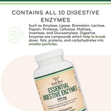 Double Wood Supplements VitaZyme daily Enzyme Blend side view