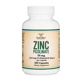 Double Wood Zinc Picolinate 300 capsules bottle front view