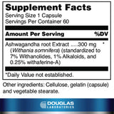 Douglas Laboratories Ashwagandha Capsules 300mg side view