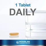 Douglas Laboratories B-Complex Supplement back view with ingredients