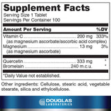 Douglas Laboratories Bromelain Supplement 240 m.c.u. tablets packaging