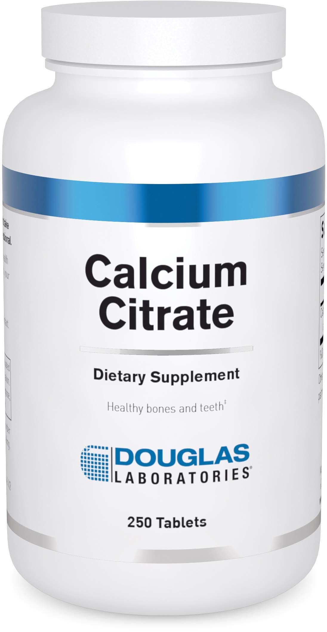 Douglas Laboratories Calcium Citrate Tablets 250mg front view