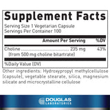 Douglas Laboratories Choline 235mg capsules side view