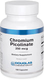 Douglas Laboratories Chromium Picolinate 250mcg supplement front view
