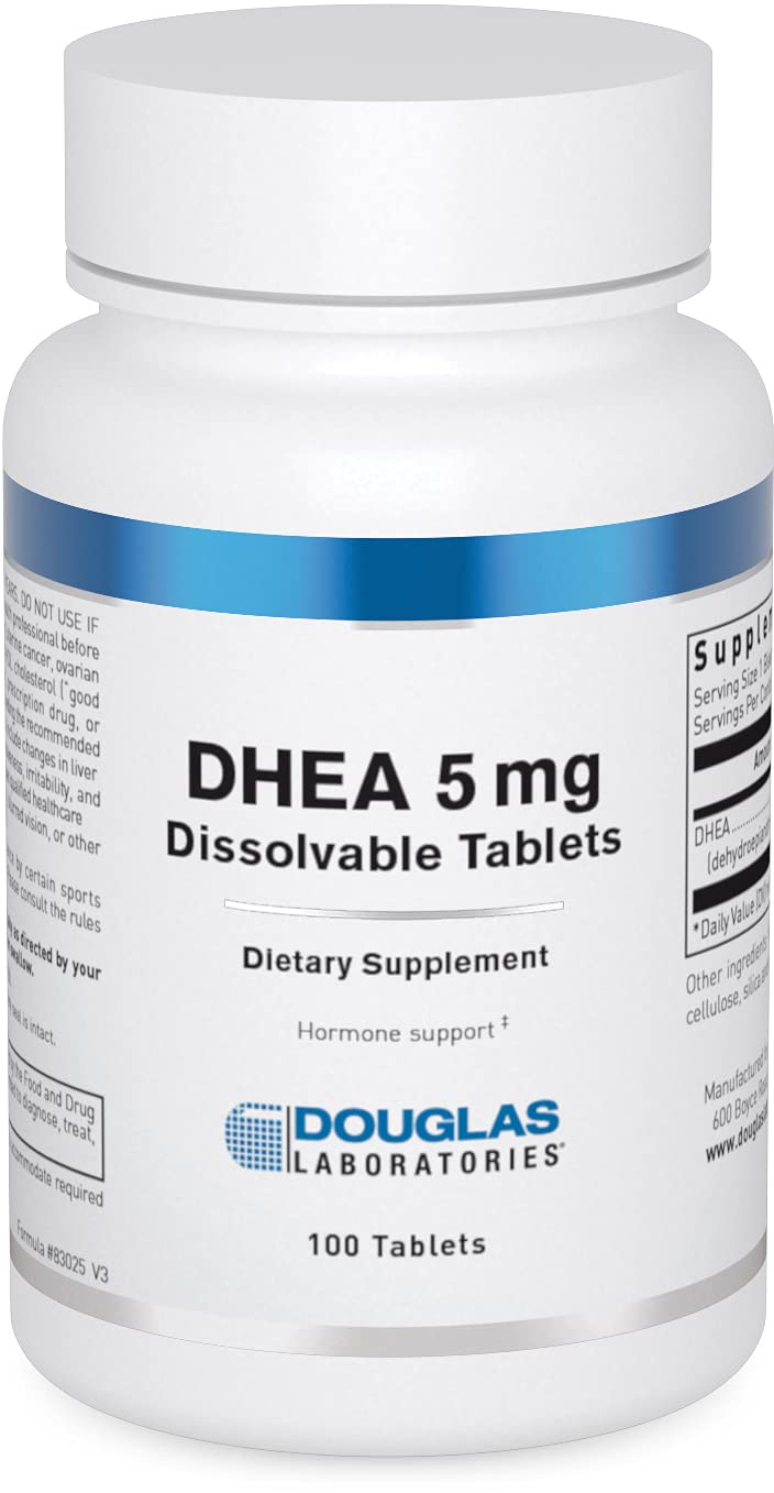 Douglas Laboratories DHEA 5mg Tablets front view