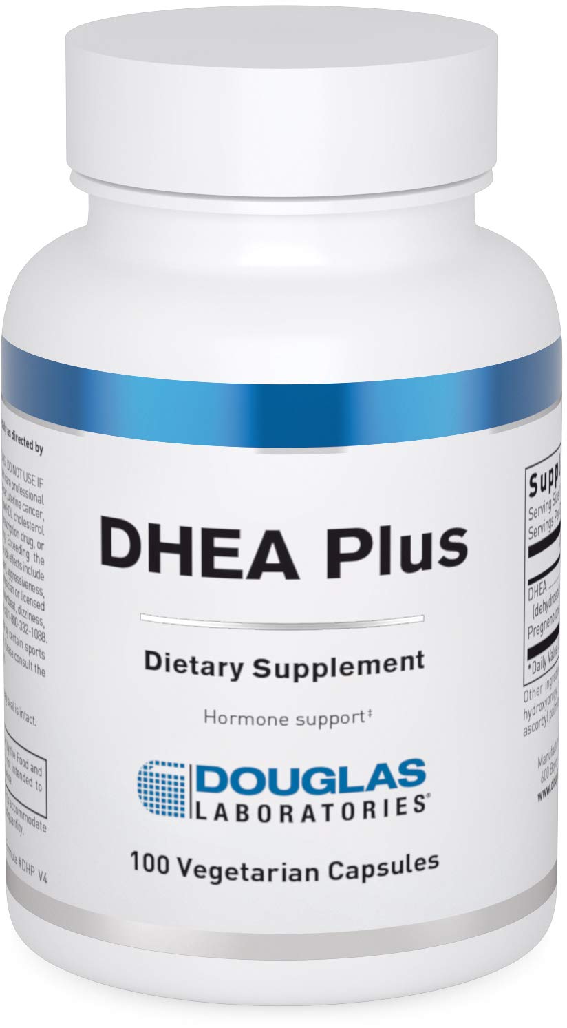 Douglas Laboratories DHEA and Pregnenolone Supplement 25mg front view