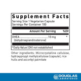 Douglas Laboratories DHEA Capsules 10 mg side view