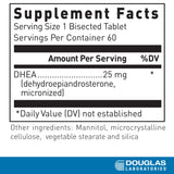 Douglas Laboratories DHEA Supplement 25mg packaging