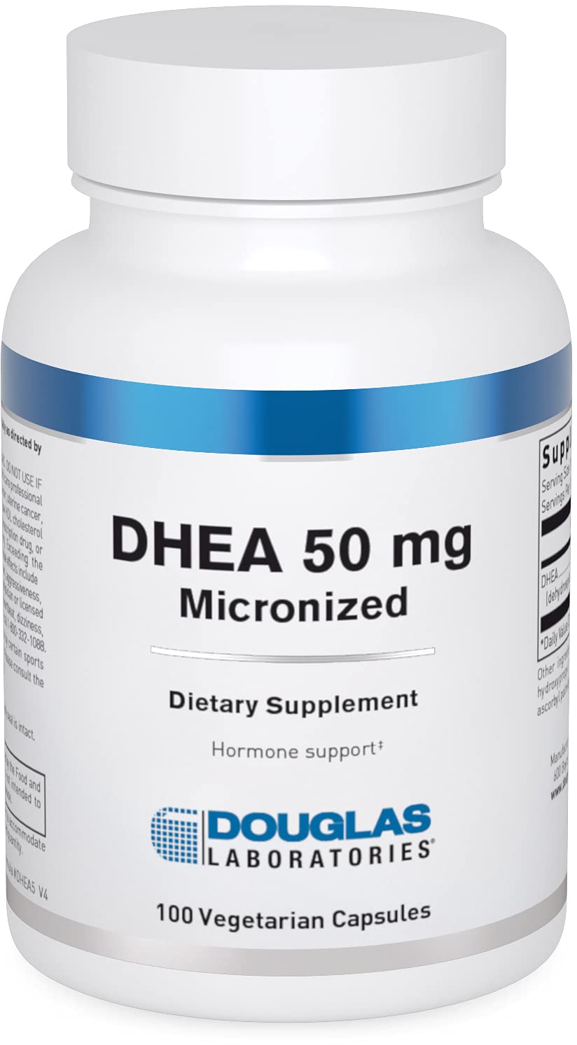 Douglas Laboratories DHEA Supplement 50mg Capsules front view