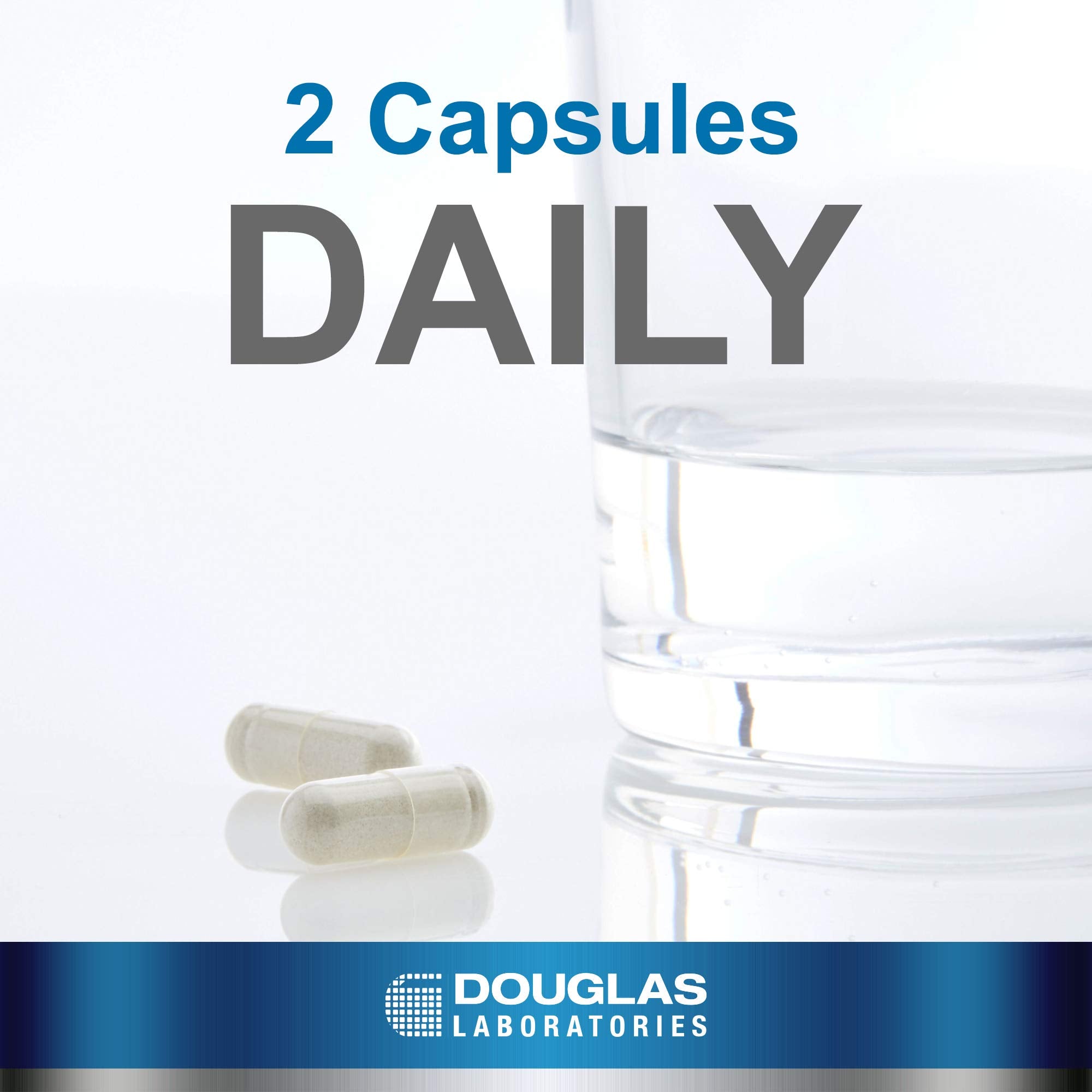 Douglas Laboratories Hair, Skin and Nail Plus Formula capsules in hand