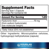 Douglas Laboratories HyaMax® Hyaluronic Acid 70mg capsule side view