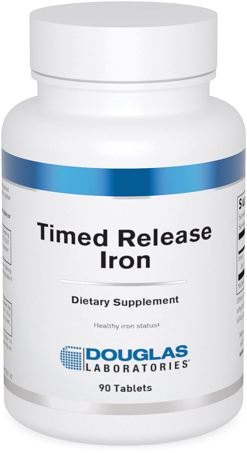 Douglas Laboratories Iron Supplement 54mg front view of packaging