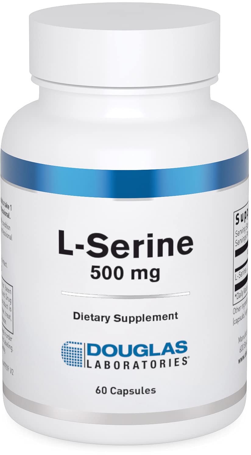 Douglas Laboratories L-Serine 500mg capsule bottle front view
