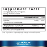 Douglas Laboratories L-Tryptophan capsule bottle side view