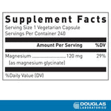 Douglas Laboratories Magnesium Glycinate 120mg capsule side view