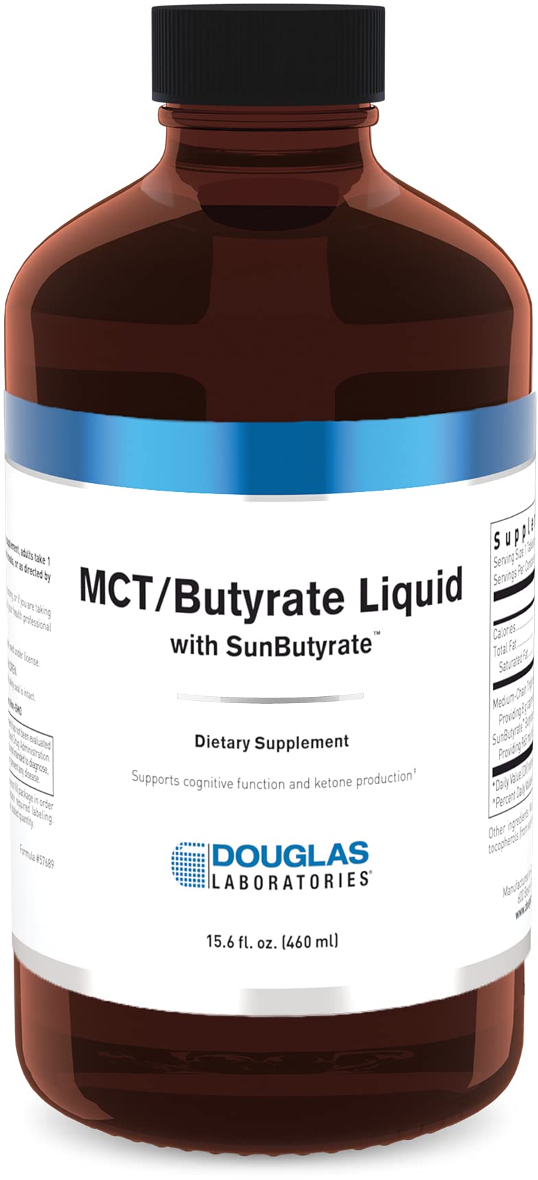 Douglas Laboratories MCT/Butyrate Liquid 689g front view