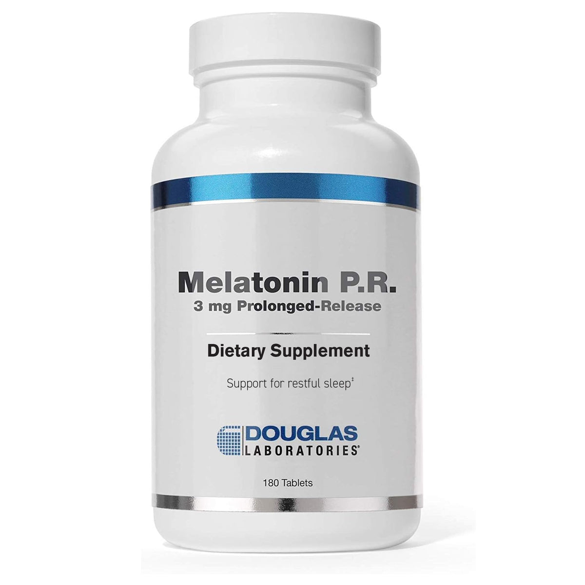 Douglas Laboratories Melatonin Prolonged Release 3 mg supplement front view