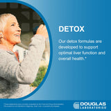 Douglas Laboratories Milk Thistle capsules on wooden table