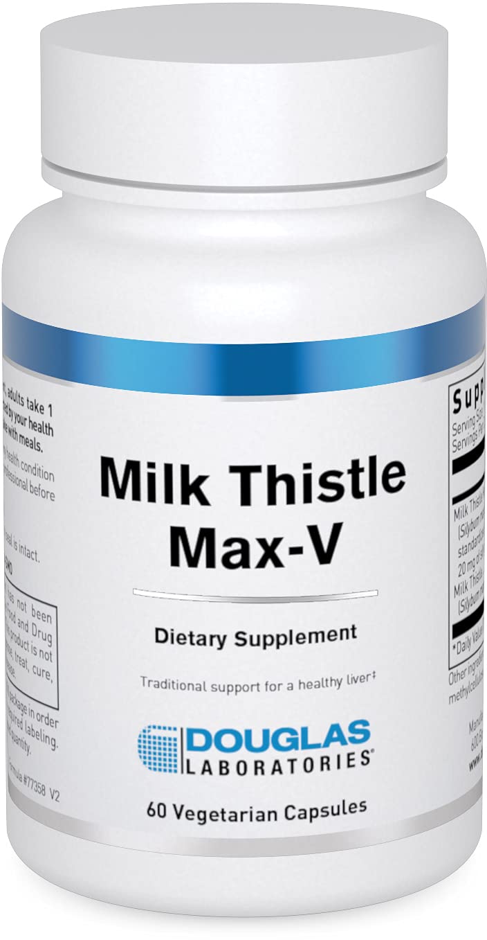 Douglas Laboratories Milk Thistle Herbal Supplement 250mg front view