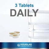 Douglas Laboratories Multi-Enzyme Supplement back view with ingredient list