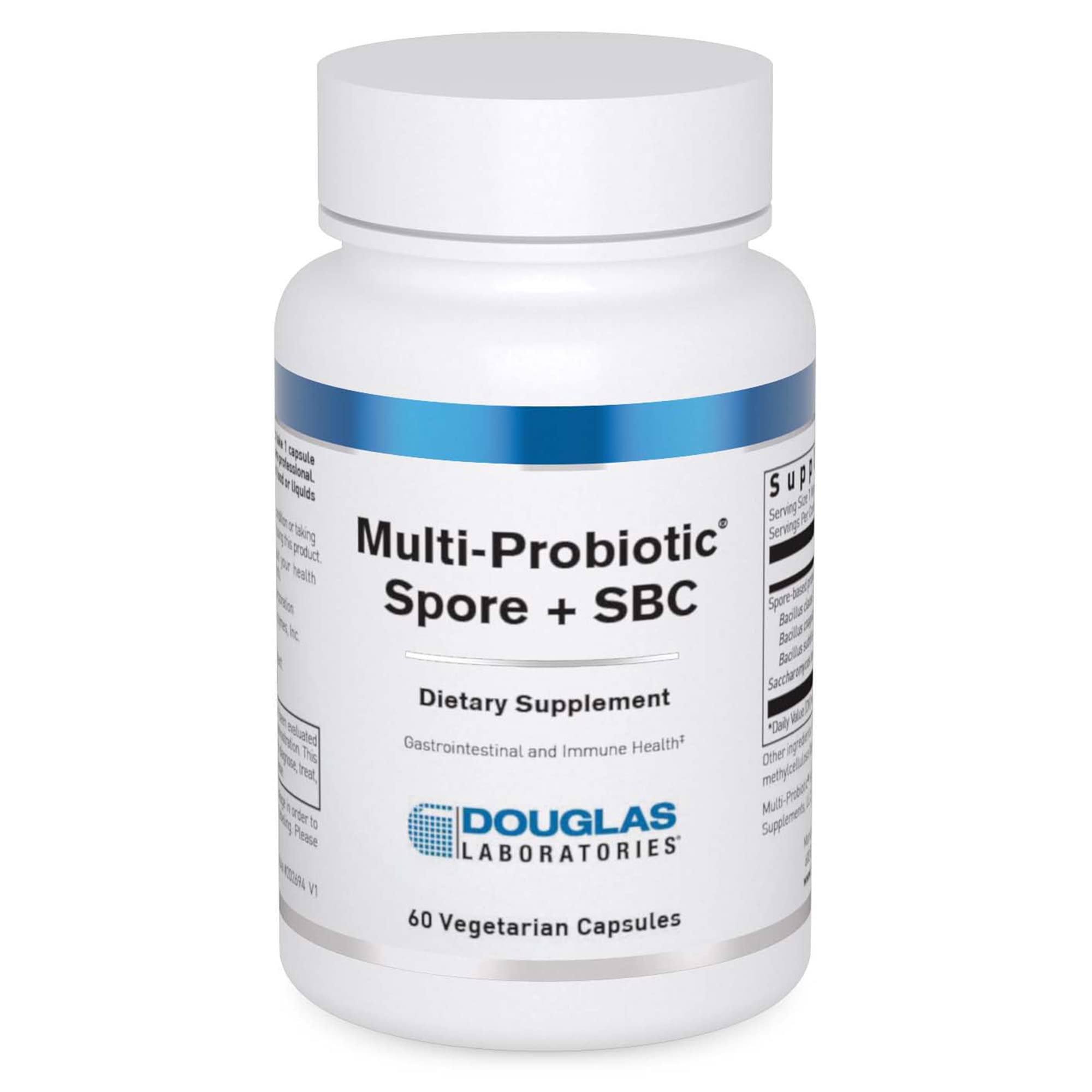 Douglas Laboratories Multi-Probiotic Spore + SBC 50g capsule bottle front view