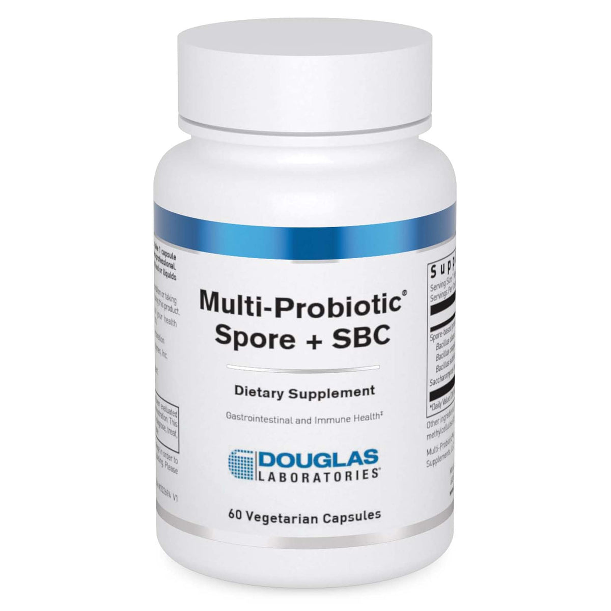 Douglas Laboratories Multi-Probiotic Spore + SBC 50g capsule bottle front view
