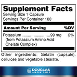 Douglas Laboratories Potassium Supplement capsules close-up