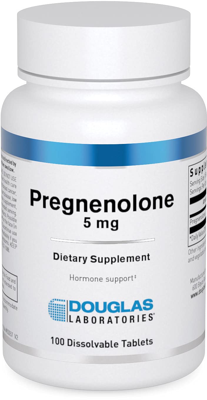 Douglas Laboratories Pregnenolone Supplement 5mg front view