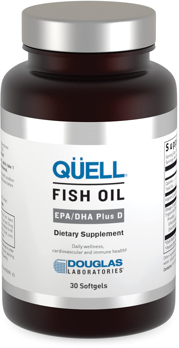 Douglas Laboratories QUELL Fish Oil softgel front view