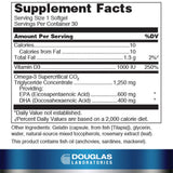 Douglas Laboratories QUELL Fish Oil softgel packaging