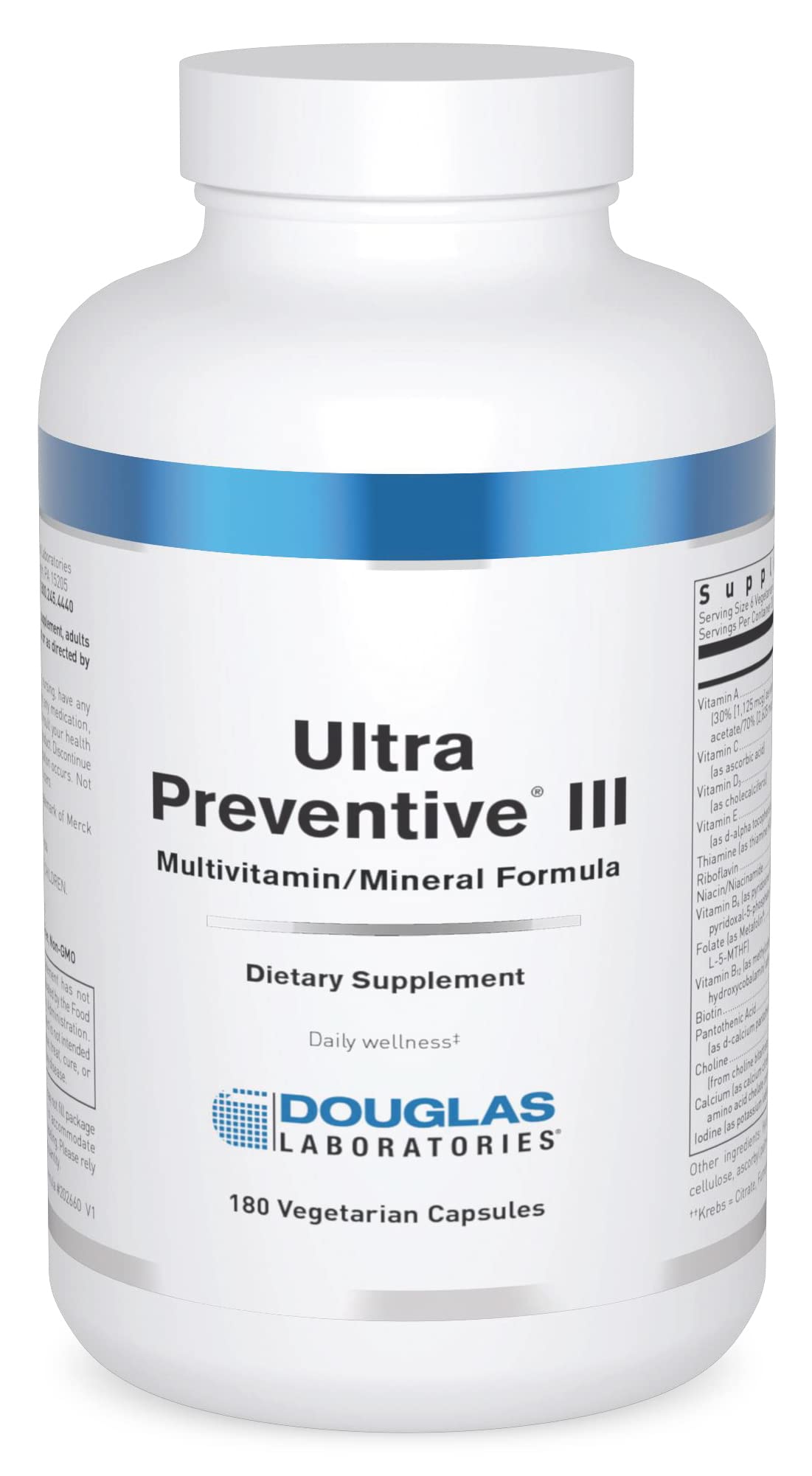 Douglas Laboratories Ultra Preventive III supplement front view