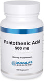 Douglas Laboratories Vitamin B5 Pantothenic Acid 500mg capsule front view