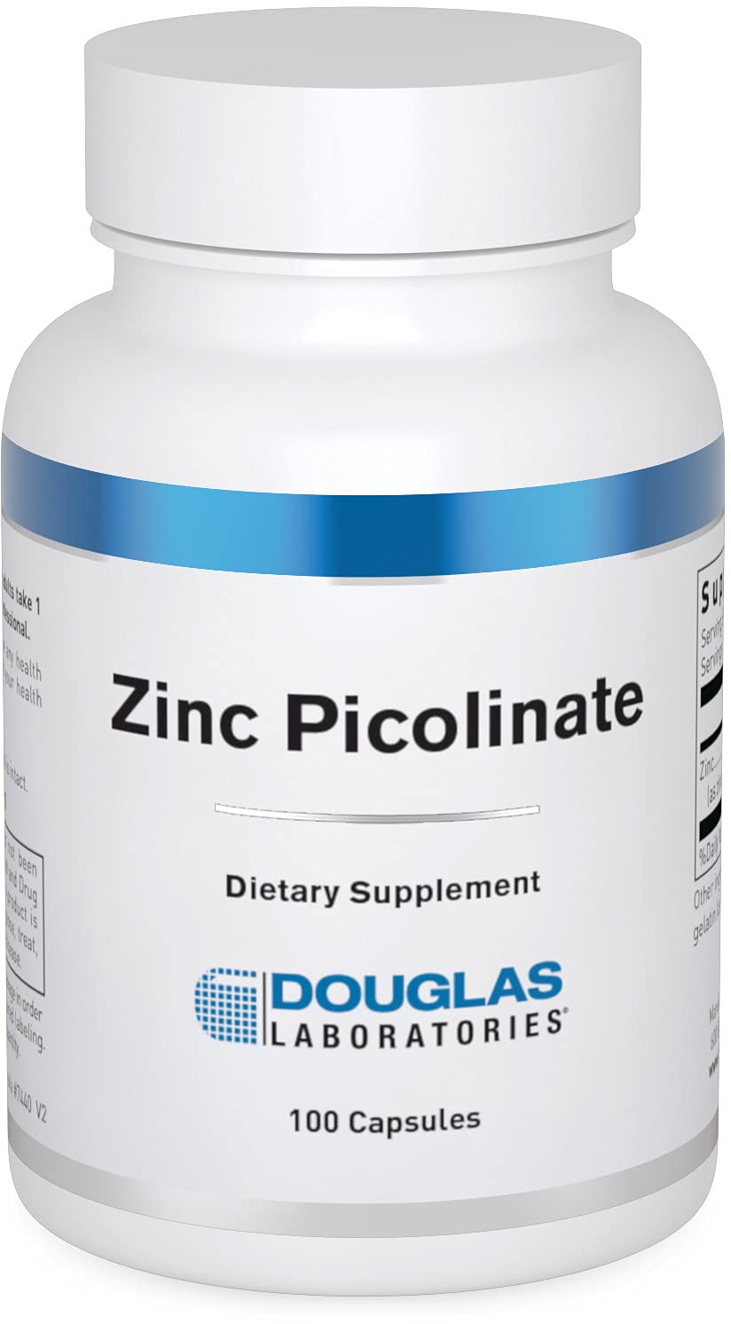 Douglas Laboratories Zinc Picolinate 50mg capsules front view