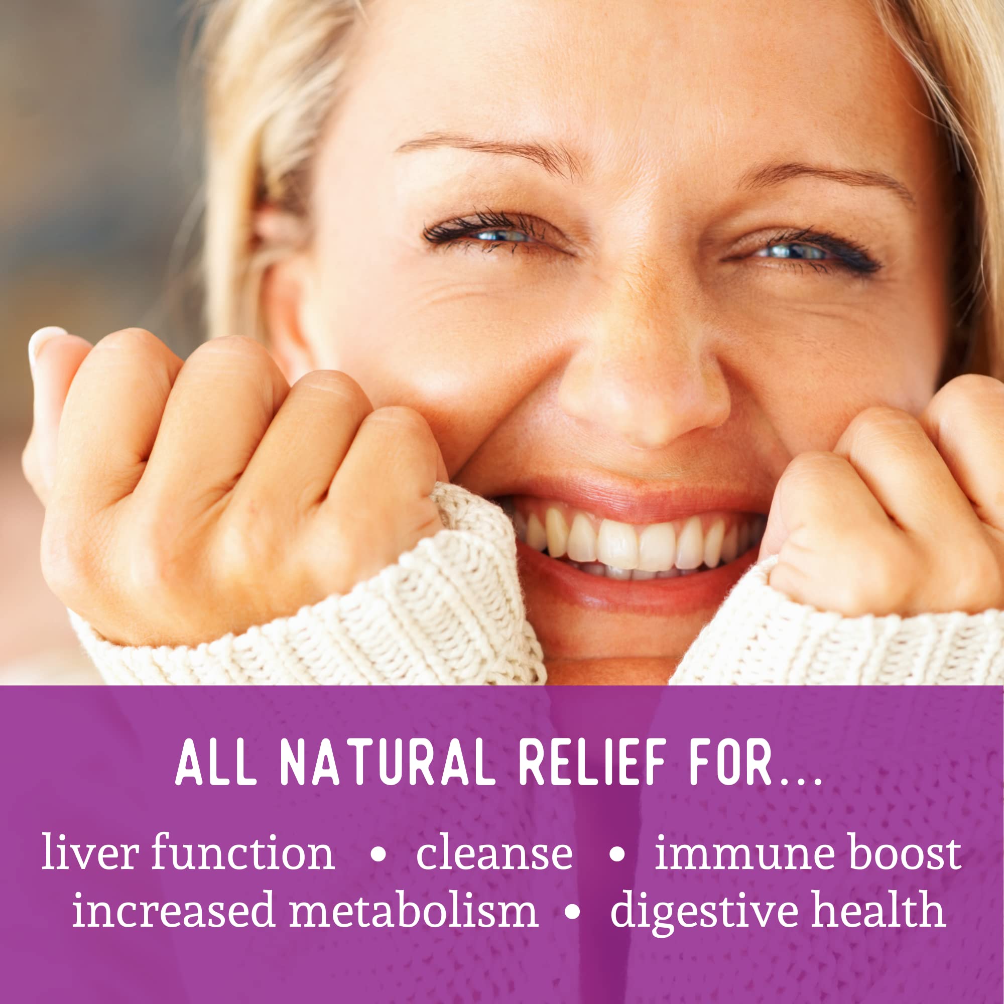 Dr. Barry's Milk Thistle Supplement bottle with a natural background