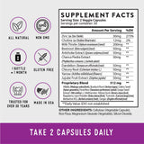 Dr. Barry's Milk Thistle Supplement capsules in a hand